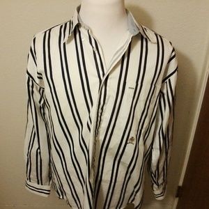 Vintage Tommy Hilfiger Striped Mens shirt Large